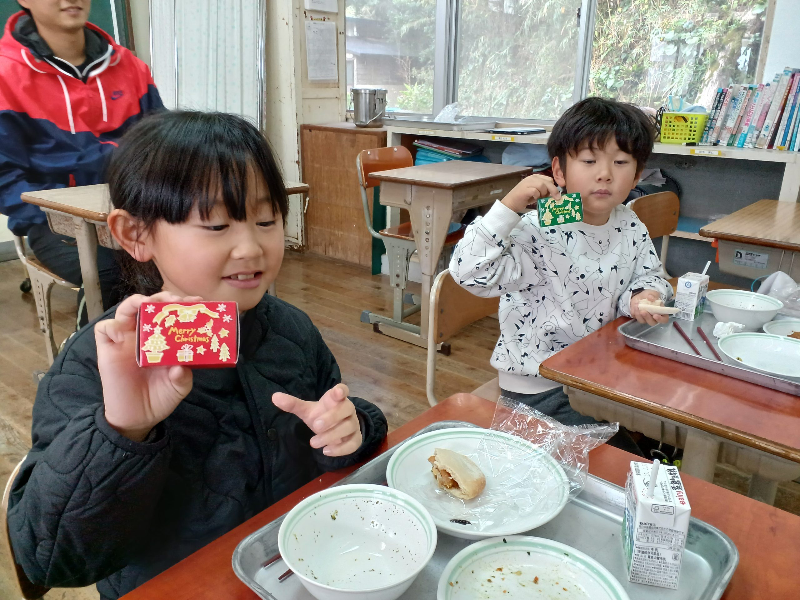 2学期最後の給食