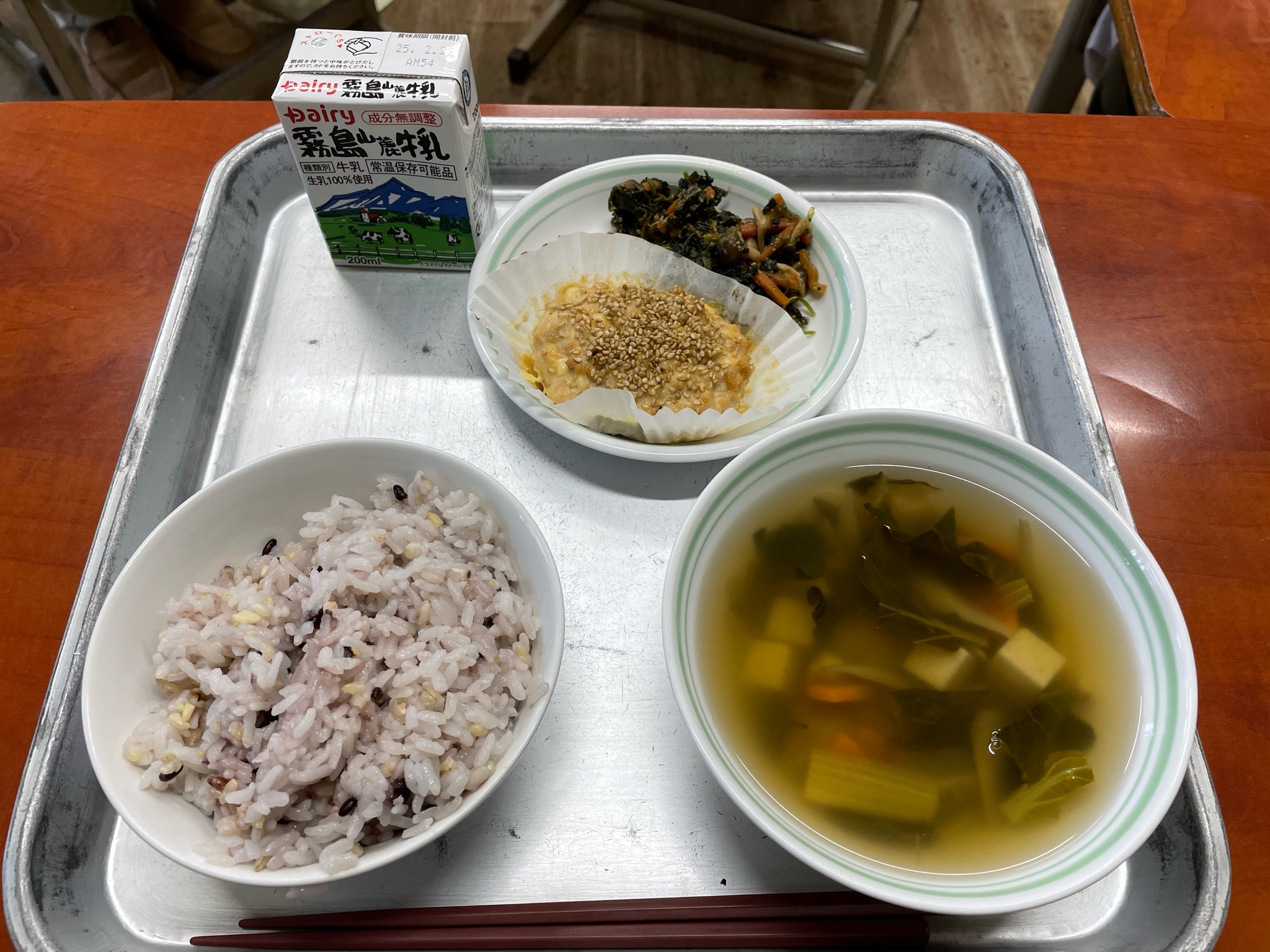 ３学期の給食スタート！